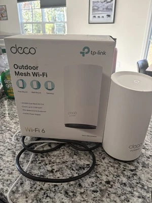TP-Link Deco X50-Outdoor Dual-Band Wi-Fi Ethernet Wireless Router Deco-F880 - Image 1 of 3