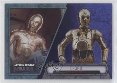 2016 Topps Star Wars Evolution Purple Lightsaber C-3PO Rebel Interpreter #73 2k3 - Image 1 of 3