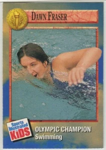 1992 Sports Illustrated for Kids Insert #55 Dawn Fraser Olympic Swimming - Bild 1 von 2