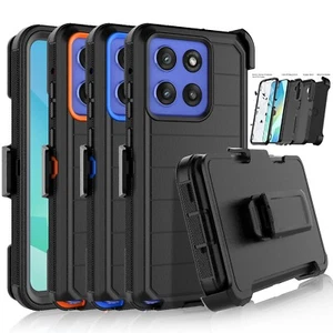 For Samsung Galaxy A16 A15 A36 5G Case +Screen Protector Belt Clip Holster Cover - Picture 1 of 51