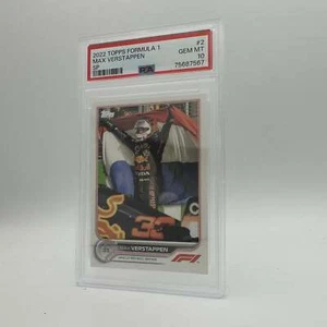 PSA 10 - MAX VERSTAPPEN #2 - SP - Image Variation - 2022 Topps Chrome F1 - Picture 1 of 4