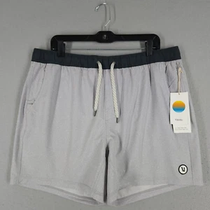 NUOVO pantaloncino Vuori Kore uomo XXL 2XL grigio foderato 5" cuciture interne performance atletico nuovo con etichette - Foto 1 di 8