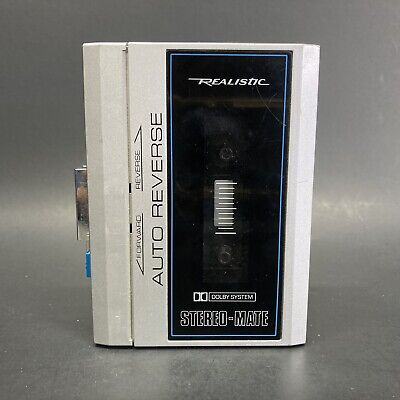 VTG Realistic Stereo-Mate SCP-19 Cassette Player Auto Reverse PARTS/NOT WORKING • 16.94€