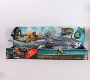 Mattel 2018 Aquaman Movie Aquaman and warrior Shark Figure NIP (150647) - Foto 1 di 2