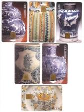 50 Pesos Talavera Pottery Set of 6 USED Phone Card