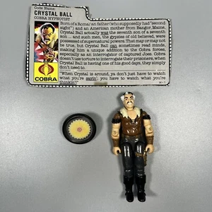 Vintage 1987 cobra sfera di cristallo v1 completo GI Joe ARAH - Foto 1 di 2