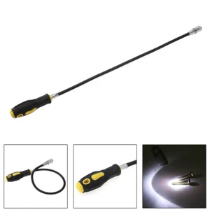 Herramienta de recogida magnética con luz LED brillante imán de resorte flexible agarrador - Imagen 1 de 10