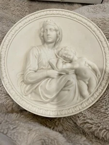 Studio Dante Di Volteradici ~ 1991 ~ 3D La Madonna Del Michaelangelo Teller mit Box - Bild 1 von 6
