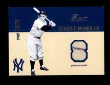 BERRA / MUNSON 2003 FLAIR GREATS CLASSIC NUMBERS DUAL PANTS RELIC #/250 FG3118