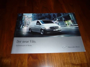 Mercedes Vito KASTENWAGEN und MIXTO Prospekt 10/2010 - Bild 1 von 1