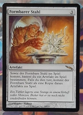 Vintage - Formbarer Stahl / Sculpting Steel - Rare/Artefakt - Mirrodin - DE/NM - Bild 1 von 3