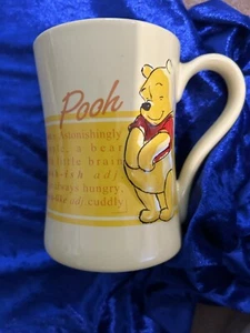 Disney Store Winnie The Pooh 3D Mug Character Coffee Tea Cup Yellow - Picture 1 of 4