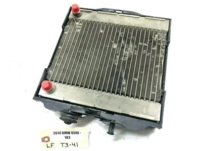 2012-2018 BMW 650I F06 LEFT DRIVER FRONT AUXILIARY OIL COOLER OEM. - Image 1 of 4