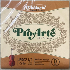 Daddario Pro-Arte J5902 1/2M Cello 1/2 Single D String - Medium Tension - Picture 1 of 2