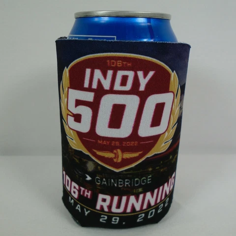 2022 Indianapolis 500 106TH Running Event Collector Can Cooler Cover