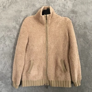 Soft Surroundings Sherpa Fleece Jacke Beige Full Zip Größe M Damen - Bild 1 von 11