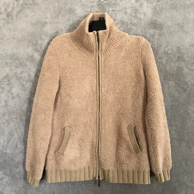Soft Surroundings Sherpa Fleece Jacket Beige Full Zip Size Medium M Women - Image 1 of 4