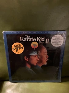 KARATE KID II- Soundtrack- LP Vinyl, in Shrink with HYPE STICKER Excellent! - Picture 1 of 4