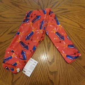 NWOT LuLaRoe Tween Kids Firecracker Leggings Red - Picture 1 of 5