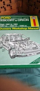 Haynes - Ford Escort & Orion Sept 1990-1992 (Petrol) Owners Workshop Manual Used - Picture 1 of 2