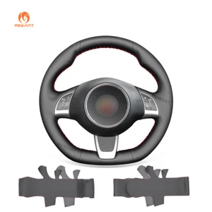 Artificial Leather Car Steering Wheel Cover for Abarth 500 595 Fiat 500 (S) 500C - Imagen 1 de 10