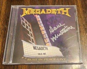 Ruggine in pace viva! CD autografato firmato dai MEGADETH da DAVID MUSTAINE - Foto 1 di 4