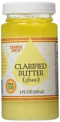 🔥 Trader Joe's Clarified Butter Ghee 8 FL Oz 237 mL New Fresh  - Image 1 of 4