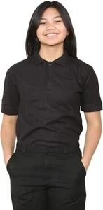 School Uniform Polo Shirt for Girls Pure Cotton Comfort Half Sleeves Size (2-16) - Picture 1 of 60