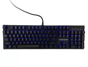Venom BlackStrike Stage 4 Mechanical Keyboard Corded Clicky Switch Illuminated - Picture 1 of 4