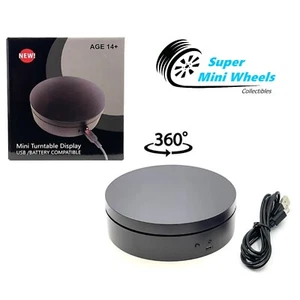 Mini tocadiscos de 4,75′′ giratorio 360 grados - negro - Imagen 1 de 4