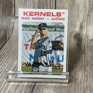 2020 Topps Heritage Minors Matt Wallner White #'d /50 Twins - Picture 1 of 4