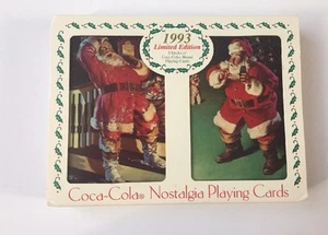 Carte da gioco Coca-Cola Nostalgia edizione limitata 1993 2 mazzi sigillate - Foto 1 di 5