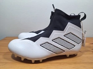 Adidas Nasty Fly Team White/Black Lineman Football Cleats Mens Size 12 2E GX1781 - Picture 1 of 7