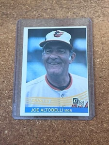 1984 Donruss Baseball # 88 Joe Altobelli Baltimore Orioles Manager - Picture 1 of 4