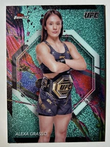 2024 Topps Finest UFC - Alexa Grasso # 60 - Aqua Glitter - Bild 1 von 2