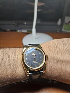 Gold-plated Kanji numeral Dial with NH35 movement Automatic Watch - Picture 1 of 7
