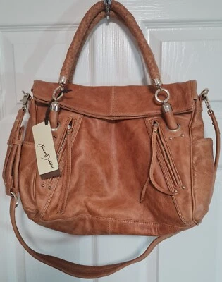 Bolso Maureen Junior Drake Cuero Marrón JR2012VER Nuevo Con Etiquetas  Foto 1 de 4