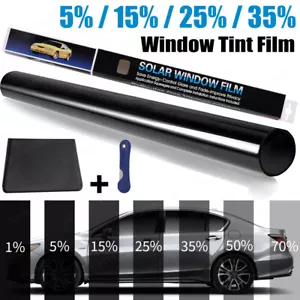 Película protectora UV rollo sin cortar 5%/15%/25%/35% VLT para ventana hogar oficina vidrio - Imagen 1 de 19