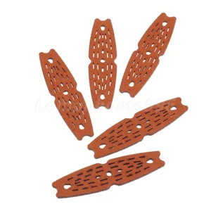 Outdoor Sports Slingshot Pouches Hunting Anti-skid Leather 55mm Length 5-20PCS - Picture 1 of 17