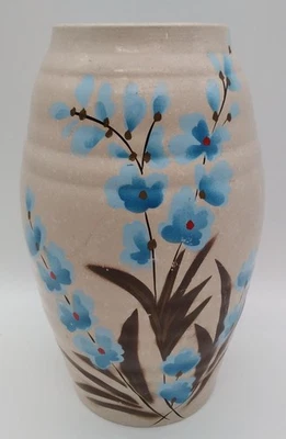 Vintage Art Deco 1930s Brentleigh Ware Ballina Hand Painted Vase 23cm Tall - Image 1 of 4