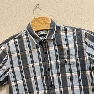Camicia uomo Ezechiele XXL a quadri manica corta con bottoni casual misto cotone - Foto 1 di 8