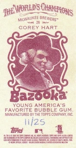 2008 Topps Allen and Ginter Baseball "Mini Bazooka" Parallel Cards - Picture 1 of 5