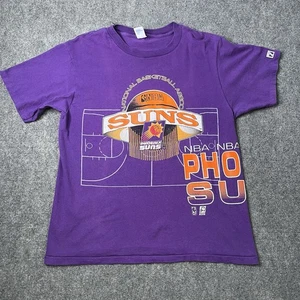 Vtg 1990s Phoenix Suns Logo 7 Single Stitch Wrap Around T-shirt Mens L 90s Tee - Picture 1 of 7