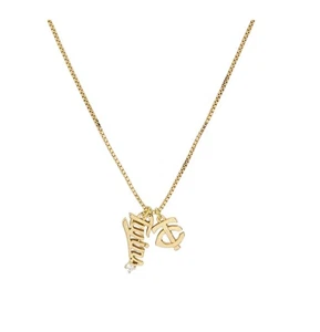 Bijoux Sport by Luv Aj MLB Gold Plated Brass Charm Necklace Minnesota Twins Gold - Picture 1 of 1