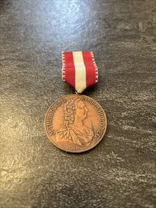 1758 AUSTRIA MARIA TERESIA MEDAGLIA BRONZO LOC #8 - Foto 1 di 15