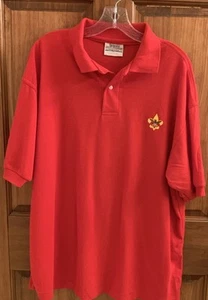 Great American Originals Shirt Mens Extra Large Polo Boy Scouts BSA Logo Red XL - Picture 1 of 6
