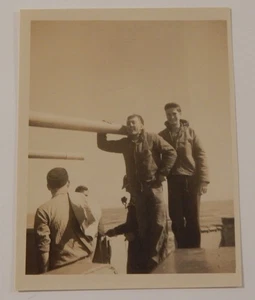 USS Carpenter (DDE 825) real photo August 20 1952 Korean War - Picture 1 of 2