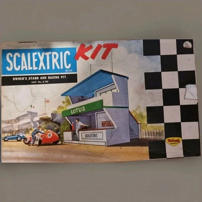 Kit Scalextric K-702 EN CAJA SIN HACER Propietarios Soporte y Carreras Pit Building COMPLETO  - Imagen 1 de 4
