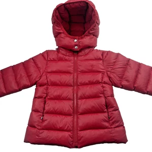 Chaqueta con Capucha Acolchada de Plumón de Pato Ralph Lauren Niñas, Talla 2 Años, Roja - Imagen 1 de 19