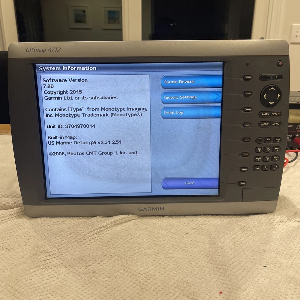Garmin GPSMAP 4212 Display Tested Working - Image 1 of 4